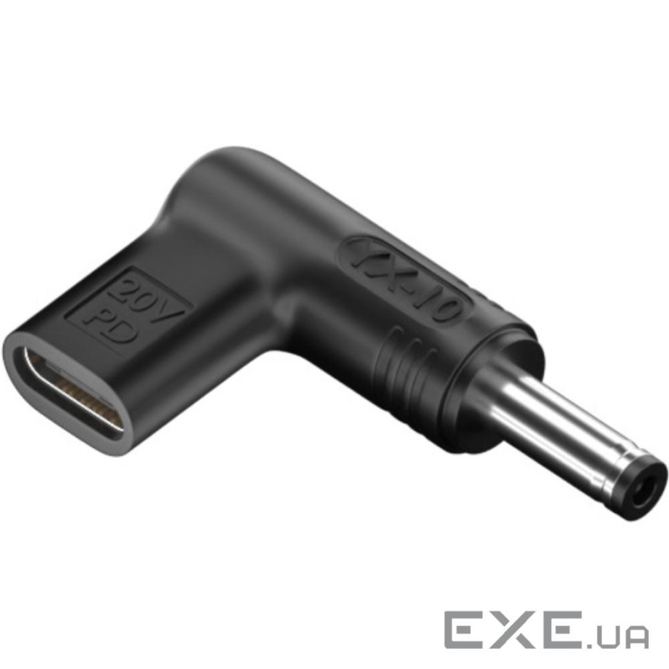 Перехідник живлення для ноутбуків DELL 20V Power Delivery Type-C -> DC 4.5*3.0мм (S1037) (S1037)