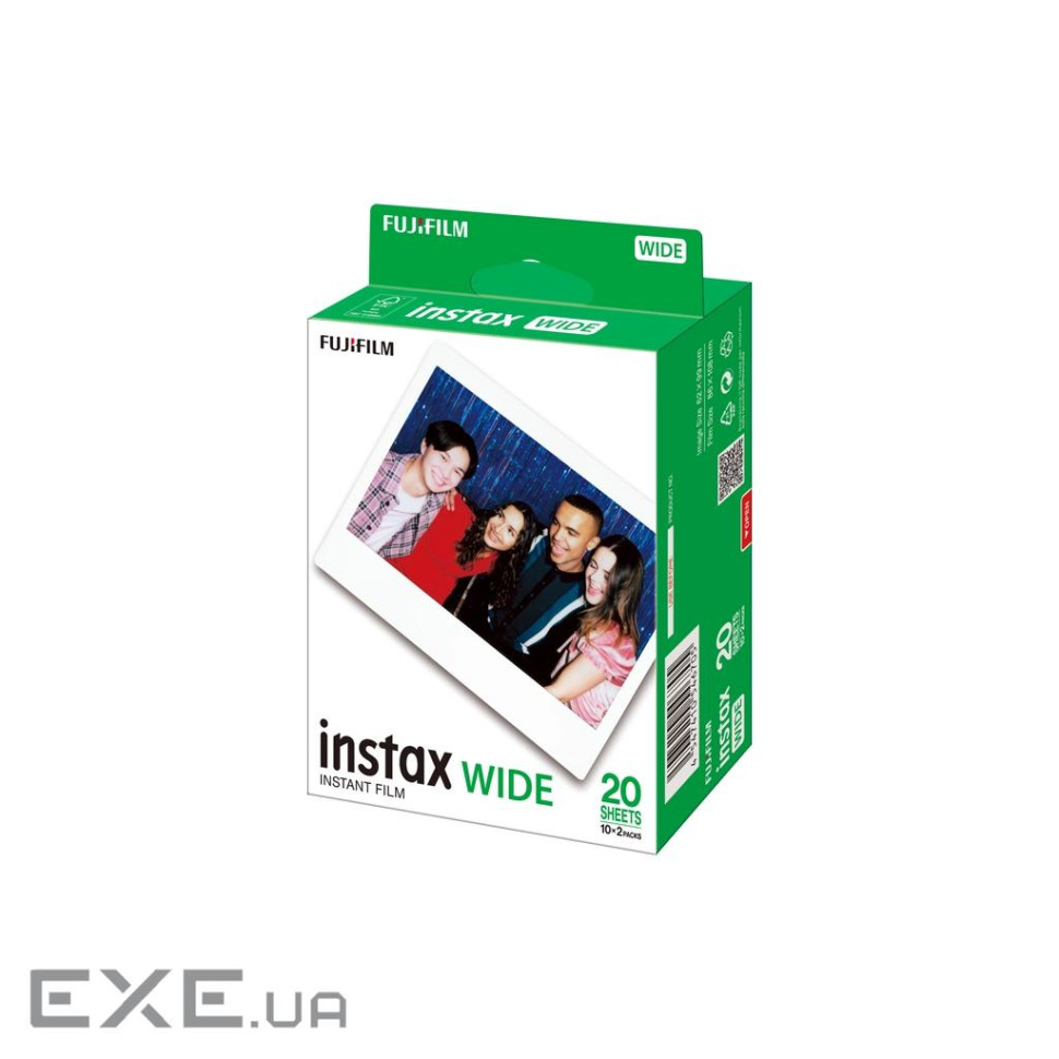 Фотопапір Fujifilm Instax Wide 2х10шт GLOSSY (108х86мм) (16899922)