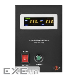 Джерело безперебійного живлення LogicPower LPY-B - PSW-1000VA+, 10А/20А (4151)