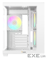Корпус для ПК OCYPUS GAMMA-C54-WHD300XX-GL