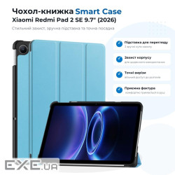Чохол до планшета BeCover Smart Case Xiaomi Redmi Pad 2 SE 9.7" (2026) Light Blue (715827)