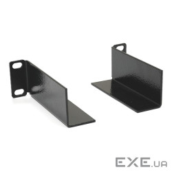 Комплект опор задніх для шаф і стійок посилений (2мм метал) подовжений(100мм), 2 шт, ч (UA-DR-1U2EB) (UA-DR-1U2EB)