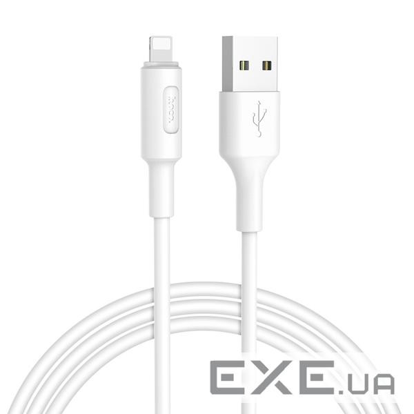 Кабель Hoco X25 Soarer, Lightning-USB, White, довжина 1м , BOX (Hoco X25L / W)