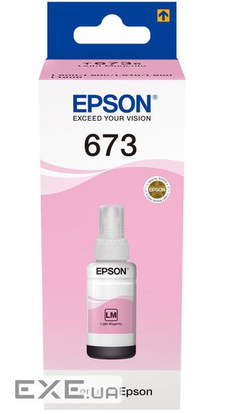 Контейнер з чорнилом Epson 673 light magenta 70мл L800/1800 (C13T67364A)