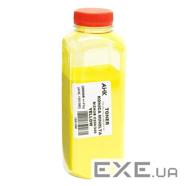 Тонер Konica Minolta BIZHUB C250/350 , 200г Yellow AHK (1501380)