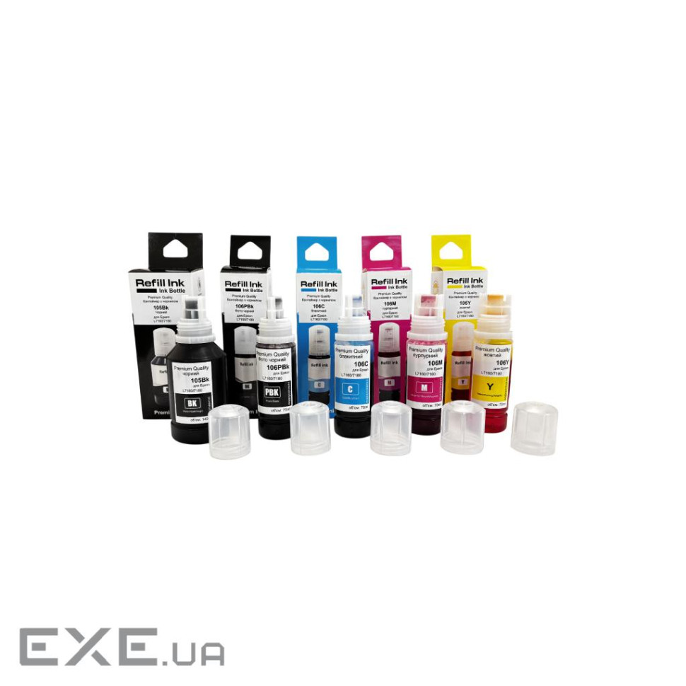 Чорнило Premium Quality Epson 105/106 SET B140ml, C/M/Y 70ml (70264950)
