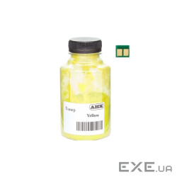 Тонер HP CLJ Pro 3203/3303, W2222A, chip, 40г Yellow AHK (50000774)