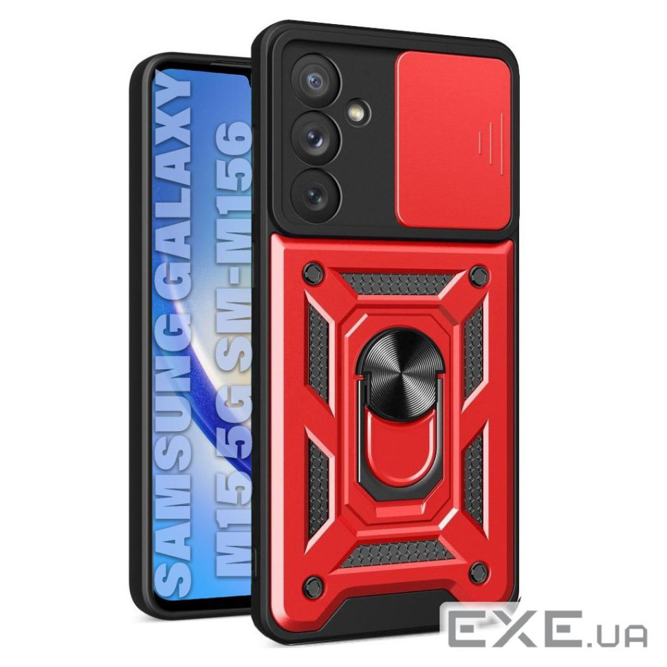 Чохол до мобільного телефона BeCover Military Samsung Galaxy M15 5G SM-M156 Red (711055)