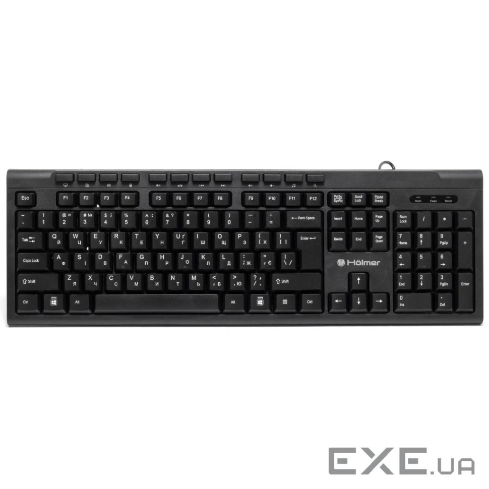 Клавіатура Hölmer K-01OF USB UA Black