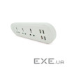 Мережевий фільтр ТВ-Т16, 4 розетки + 3 USB, 2 м, перетин 3х0,75 мм, 3000W, White, (ТВ-Т16-White)