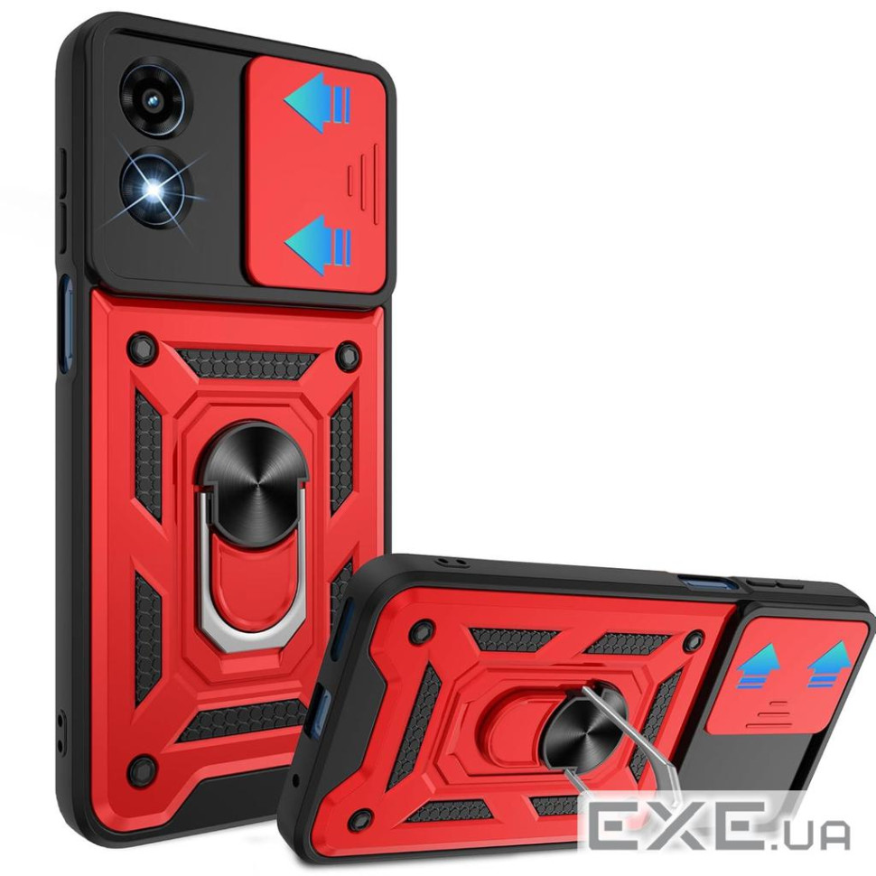 Чeхол-накладка BeCover Military для Motorola Moto G04/G04s Red (713065)