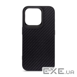 Чохол для мобільного телефону Harder Carbon Pattern Apple iPhone 14 Pro Black (ARM76779)