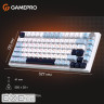 Дротова механічна клавіатура GamePro MK160 V2 Warden QLAB Sakura White (MK160-V2-BL-QS)