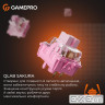 Дротова механічна клавіатура GamePro MK160 V2 Warden QLAB Sakura White (MK160-V2-BL-QS)