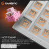 Дротова механічна клавіатура GamePro MK160 V2 Warden QLAB Sakura White (MK160-V2-BL-QS)