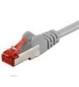 Патч-корд екранований RJ45 SFTP6 0.25m,patch AWG27 D=6.0mm Gold Protect,сірий (75.09.3371-10) (75.09.3371-10)