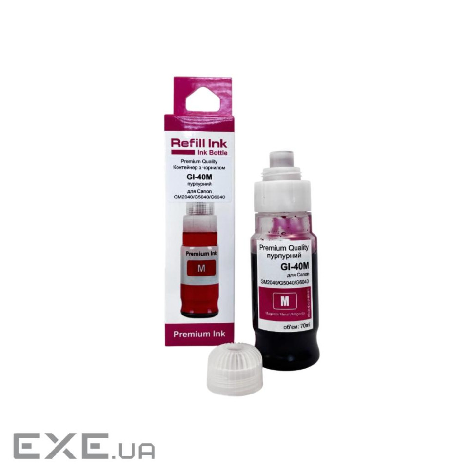 Чорнило Premium Quality Canon GI-40M 70ml Magenta (70264917)
