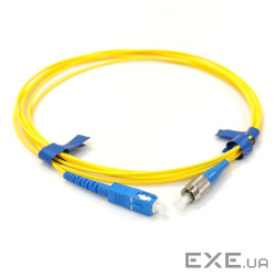 Патчкорд SC/UPC-FC/UPC SM 15м Simplex Slim (UPC-15SCFC(SM)S(ON)S)