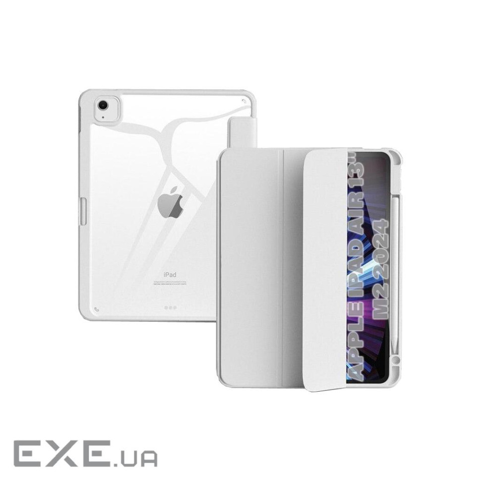 Чeхол-книжка BeCover Soft Edge TPU с креплением Apple Pencil для Apple iPad Air 13" M2 2024 (711712)