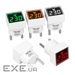 Цифровий вольтметр LED-102, діапазон вимірів 50-380V, Blue, 30х30х52мм (YT-LED-102-Blue) (YT-LED-102-Blue)