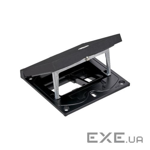 Люк до підлог коробки IP66 1,5хK45 місце 1хRJ45 Keystone, під ключ, чорний (indoor) (KFH101SEC/74)