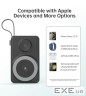 УМБ Choetech Magnetic Wireless 10000mAh 22.5W,PD,QC3.0 USB-A,2xUSB-C AppleWatchcharg,build (B695-BK)