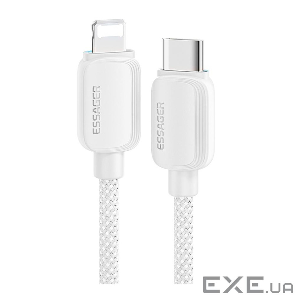 Дата кабель USB-C to Lightning 2.0m 20W white Essager (EXCTL-WLA02-P)