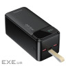 УМБ Choetech 50000mAh, 22,5W PD QC3.0, USB-C In/out, 2xUSB-A Li-pol чорна (B732-ACBK)