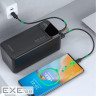 УМБ Choetech 50000mAh, 22,5W PD QC3.0, USB-C In/out, 2xUSB-A Li-pol чорна (B732-ACBK)