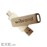 Зовнішній накопичувач SSD, 512Gb, Wibrand Wolf, Silver, Type-C / USB 3.2 (Gen 2), (WIEXSSD/WO512GB)