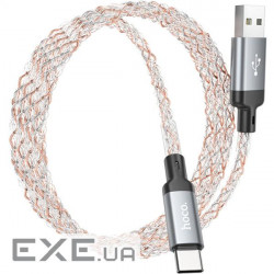 Кабель HOCO U112 Shine USB-A to Type-C 1м Gray (6931474788818)