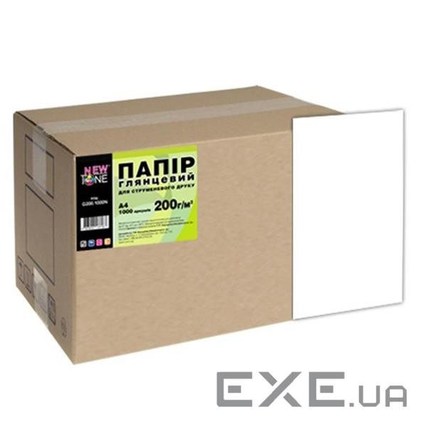 Фотопапір NewTone A4 Glossy 200г, 1000ст (G200.1000N)