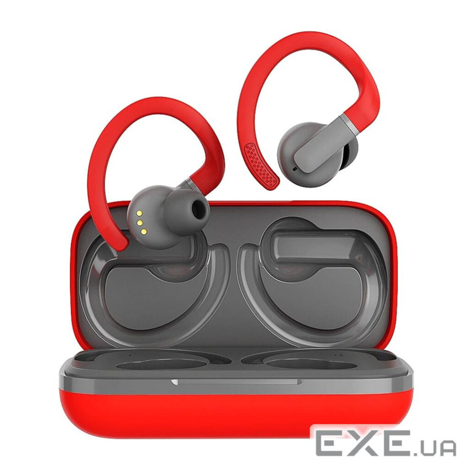Навушники Canyon OnRun 11 Sport TWS Red/Grey (CNS-TWS11R)