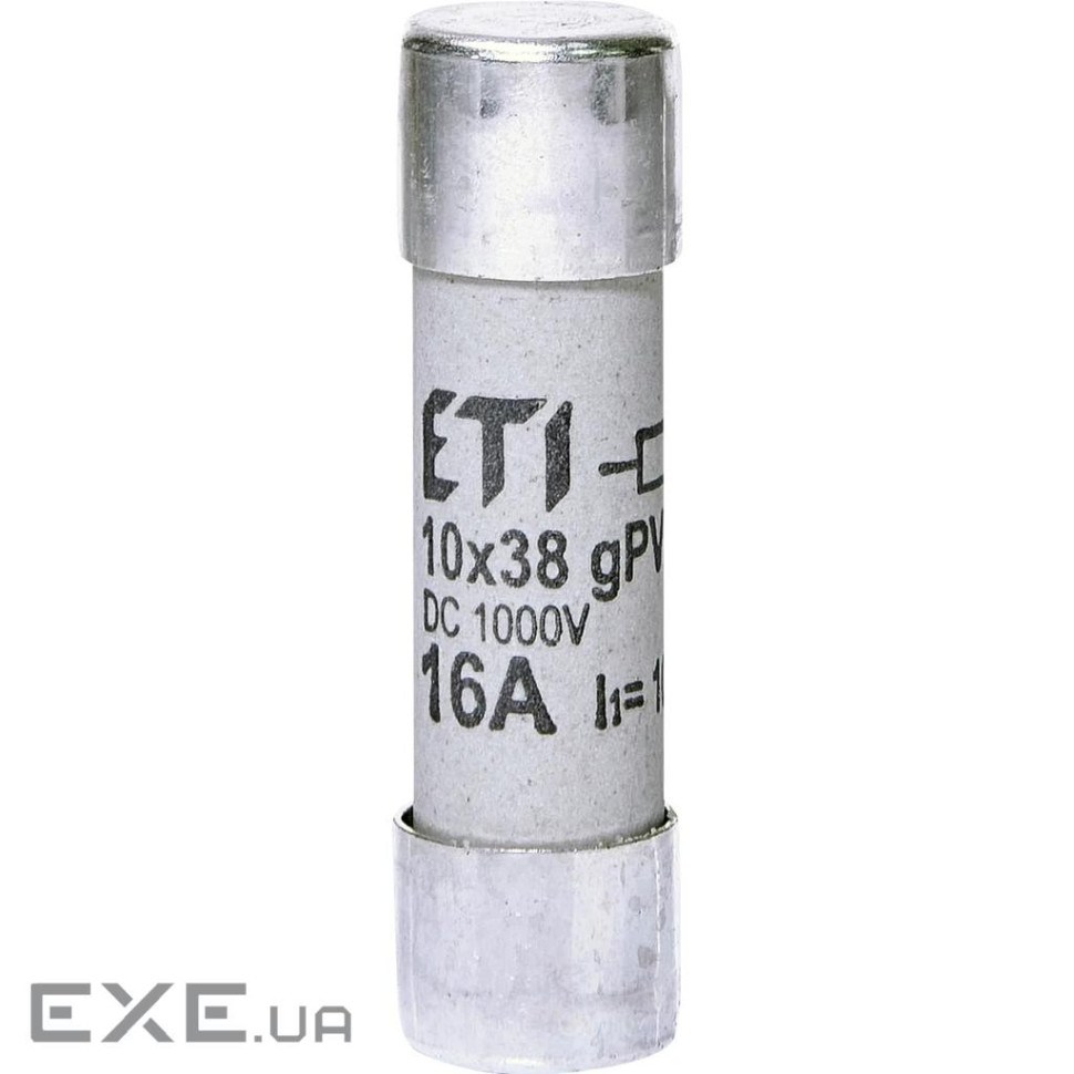 Запобіжник ETI CH 10x38 gPV 16A 1000V (10kA) (2625107)