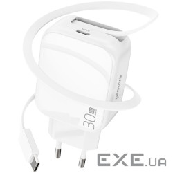 СЗУ Proove Fixtape GaN Type-C 30W white (WCFP30010202)