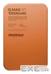 Портативний зарядний пристрій WRL 10000MAH Q.MAG X1 ORANGE IP117AM MOMAX