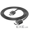 Кабель HOCO US08 HDTV 2.0 male-to-male 4K HD data cable(L=1M) Black (6931474799388)