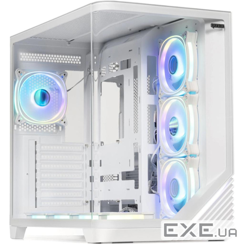 Корпус QUBE Mirage 7ARGB White (MIRAGE_GWNU3)