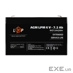 Аккумулятор AGM LPM 6V - 7.2 Ah (42539)