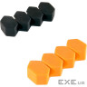 Тримач для кабелю Extradigital CC-963 Cable Clips, Black/Orange (KBC1804)