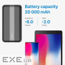Повербанк RIVACASE Rivapower VA2081 20000mAh Black (PB931071)