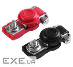 Клема для свинцево-кислотного акумулятора D2, оцинкований метал, 2 штуки в упаковці, ціна (YT-39426) (YT-39426)