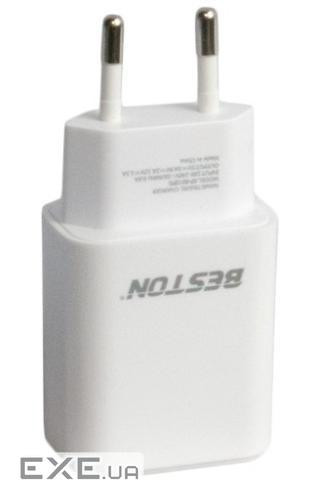Мережевий зарядний пристрій Beston, White, 1xUSB-C, 12V / 1.5A (AAC1847)