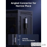 Перехідник HDMI M to HDMI F 8K60Hz 48Gbps 90 corner black Ugreen (85632)