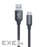 Дата кабель USB 2.0 AM to Micro 5P 1.0m black ColorWay (CW-CBUM002-BK)