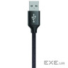 Дата кабель USB 2.0 AM to Micro 5P 1.0m black ColorWay (CW-CBUM002-BK)