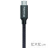 Дата кабель USB 2.0 AM to Micro 5P 1.0m black ColorWay (CW-CBUM002-BK)