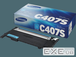 Картридж Samsung CLP-320/320N/325, CLX-3185 cyan, CLT-C407S (ST998A)