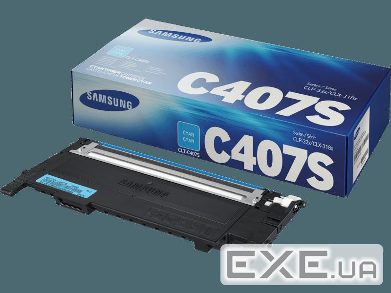 Картридж Samsung CLP-320/320N/325, CLX-3185 cyan, CLT-C407S (ST998A)