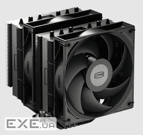 Охолоджувач для процесора PсCOOLER RT620 PRO чорний IntelLGA 115X/1200/1700/1851 AMD (RT620 PRO BK)